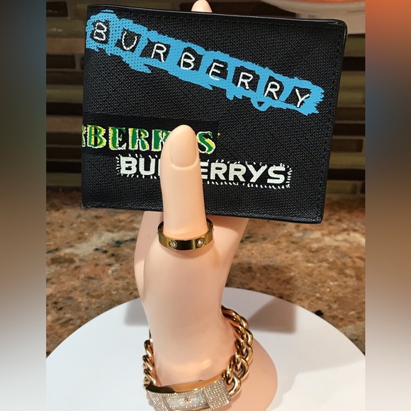 BURBERRY Graphite Nova Check Bifold Wallet 😍🔥 - Picture 8 of 17